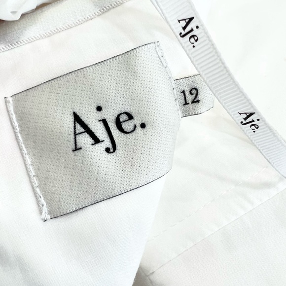 AJE Expressive tiered pleated organza mini dress - Picture 8 of 10